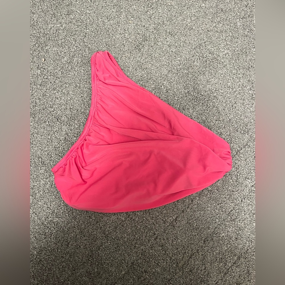 Hot Pink One Shoulder Crop Top